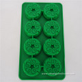 8-Cup Silicone Kitchenware Ice Tray Swirl Shape